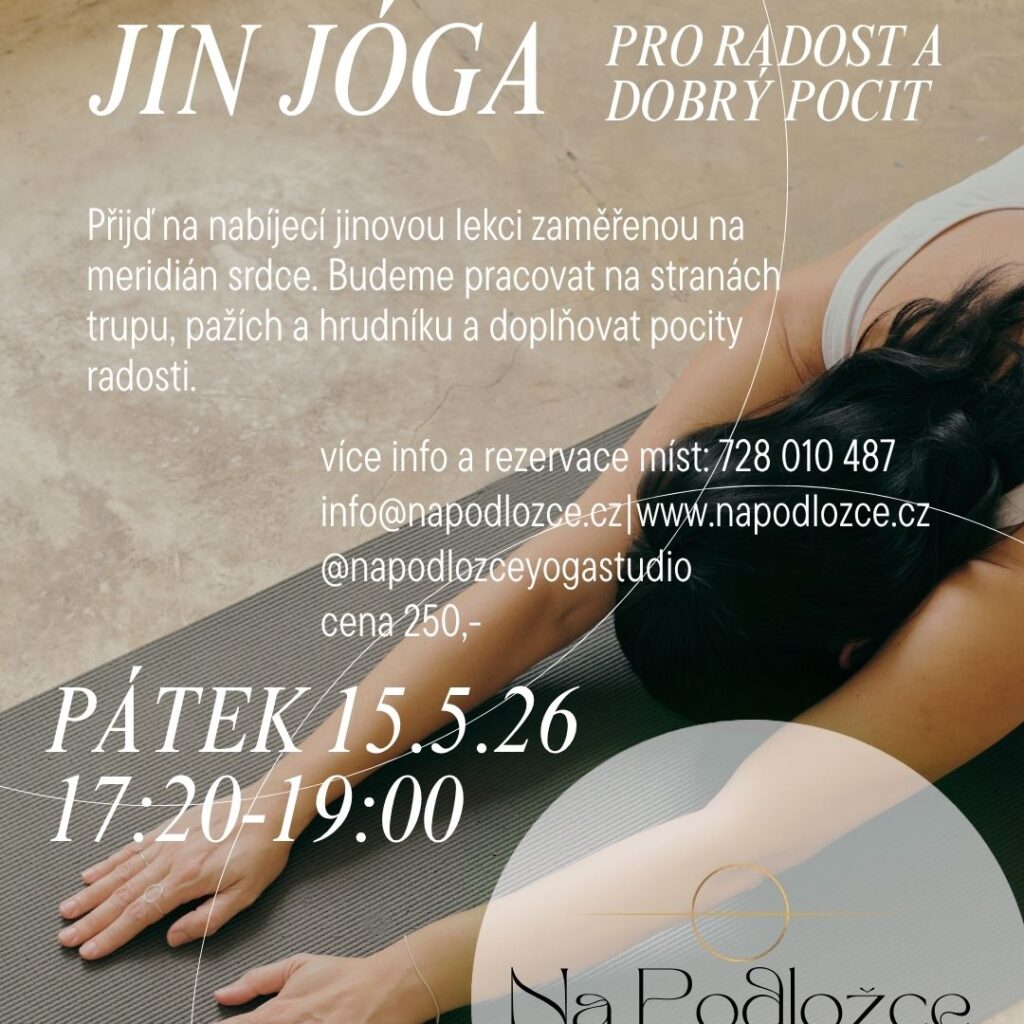 Jin jóga pro radost a dobrý pocit